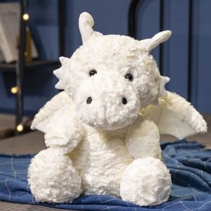 LINSBAYWU PP Cotton Flying Dragon Plush Toy Sitting Dragon Flying Dragon Flying Dragon Stuffed Animal Doll Comfortable Soft Cartoon Sitting Dragon Plush Doll Plushie Toy