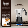 Bialetti Brikka Coffee Pot Espresso Coffee Moka Pot Stovetop Coffee Maker Moka Express Crema Foam. 