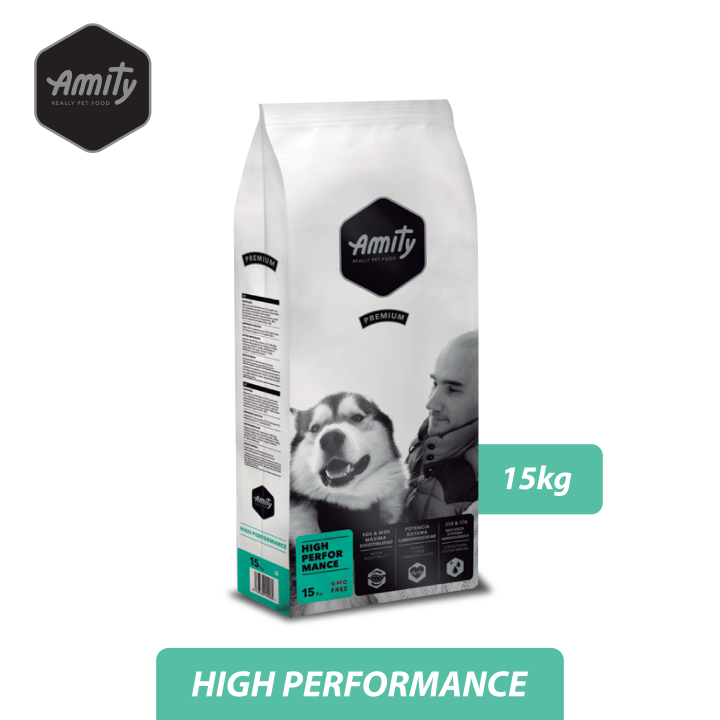 Amity Premium Adult Dog Dry Food - High Performance (15kg) | Lazada