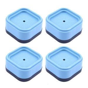 Pack of 4 Washing Machine Risers Adjustable Stackable Height Furniture Lifter for Desk Couch Chair Dorm Room Use