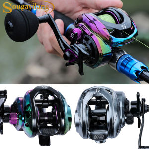 Sougayilang รอกตกปลาความเร็วสูงรอกตกปลาแบบที่จับเดี่ยว รอกจิ๊กกิ้ง 9 + 1BB 8.0:1 อุปกรณ์ตกปลา