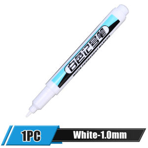 0.7/1.0/2.5mm Permanent Oily White Markers Pen Waterproof Tire Painting Graffiti Environmental Gel Pens Notebook Drawing Supplies