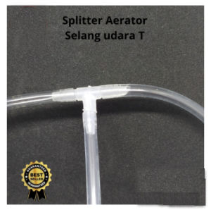 Sambungan cabang selang udara airator L T I +  aquarium