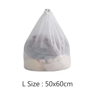 Large Fine Mesh Laundry Bag Washing Net Mesh with Lockable Drawstring Clothes Storage