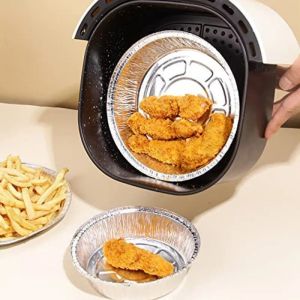 【Buy 1 take 1】Oil-Proof Aluminum Foil Tin Box/Air Fryer Disposable Liner/Non-Stick Baking Paper Tray