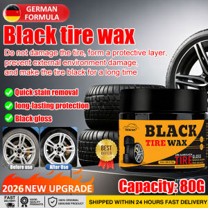 【24-hour delivery】tire shine car tyre shine wax car wheel cleaner car wax polish car rims cleaner tyre wax shine tyre polish tyre black shine car tire wax silicone tyre wax tayar silicon original 100% 轮胎蜡 车胎蜡 1