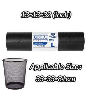 Trash bag Garbage bag 100pcs Black (Small/Medium/Large/XL/XXL) Thickened And Enlarged Garbage Bag