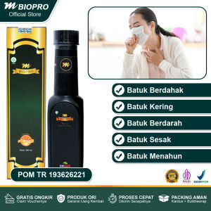 Obat Batuk Berdahak Batuk Kering Gatal Tenggorokan Batuk Pilek Batuk Berlendir Batuk Berdarah Batuk Kronis Batuk Menahun Herbal Batuk Paling Ampuh - Mbiopro Asli Original
