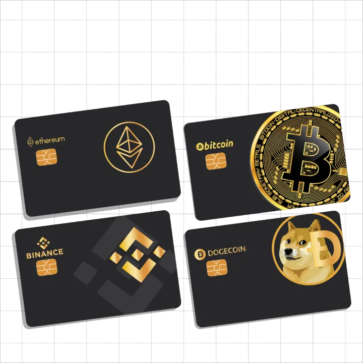 Crypto Currency Atm Beep Debit Credit Bank Card Skin Stickers Bitcoin