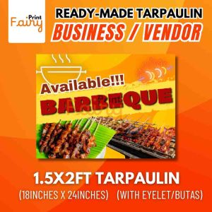 PRINTFAIRY READY-MADE TARPAULIN SIGNAGE FOR BARBEQUE AND IHAW IHAW BUSINESS