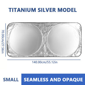 SEAMETAL Car Windshield Sunshade Foldable Front Windscreen UV Rays Heat Sun Visor Umbrella Car Sun Shade Cover汽車遮陽