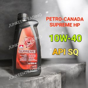 Petro-Canada Supreme HP 10W-40 10W40 Synthetic Blend Engine Oil API SQ