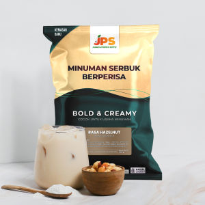 Bubuk Minuman Hazelnut Plain Tanpa Gula 1 kg - Serbuk Kopi Hazelnut Instan - JPS