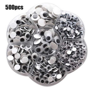 500pcs Mata Boneka / Mata Kocak / Googly Eye / Moving Eye