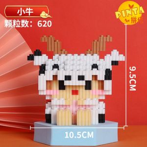 [Mua từ 5 bộ tặng kèm búa]Xếp hình lắp ráp xếp hình 3D mini lắp ghép 12 Cung Hoàng Đạo lắp ráp xếp hình 12 Con Giáp Mô hình lắp ráp lắp ghép con vật động vật hoạt hình đáng yêu cho bé chất liệu nhựa ABS cao cấp nhiều mẫu mã
