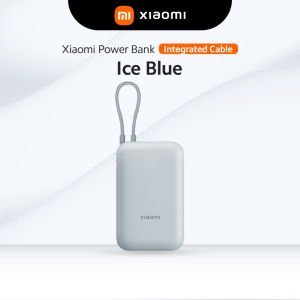 Xiaomi Power Bank 10000mAh (Integrated Cable) | 22.5W Max Power | Type-C Two Way Fast Charging | Pocket-Sized
