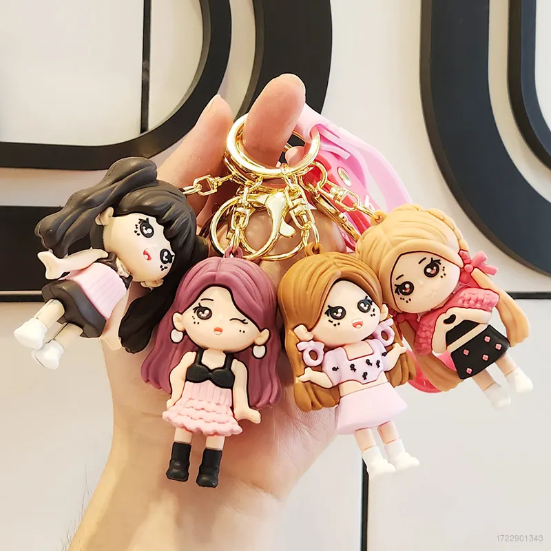 YT BLACKPINK Dolls Keychain Gift For Girls Kids Bag Pendant YT BLACKPINK Dolls Keychain Gift For Girls Kids Bag Pendant