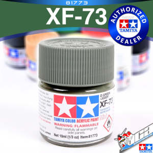 🌈 TAMIYA 81773 XF-73 DARK GREEN JGSDF ACRYLIC MINI 10ML PLASTIC MODEL HOBBY ACTION FIGURE TOY PAINT VCA GUNDAM SINGAPORE