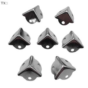 TX🏮💓🧧 4pcs sắt góc bảo vệ bảng góc cạnh bảo vệ Bìa đồ trang sức ngực hộp gỗ trường hợp trang trí chân chân kim loại góc