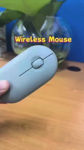 (HD1)Bluetooth Mouse Wireless Rechargeable Dual Mode BT5.2 2.4G DPI Silent Click for PC Mac Laptop