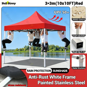 10x10 Ft KHEMAH CANOPY CAMPING TENT Night Market Folding Canopy Full Set Full Iron Frame Night Market Trade