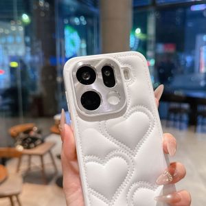 For OPPO Find X9 Pro Case Luxury PU Skin Love Lens Protective Back Cover Case For Find X9 X8 Pro X8S+ X8 Ultra X9Pro Phone Shell