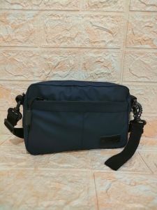 Tas Selempang Pria PEGE Oghio Model 2in1 Bahan Waterproof AntiAir Model Polos - PG 8965