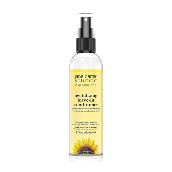 [ iiMONO ] JANE CARTER SOLUTION Revitalizing Leave-In Conditioner Spray (8oz) - Moisturizing, Heat Protectant, Reduce Frizz (Leave-in Conditioner)