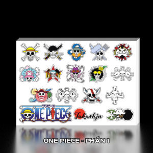 Sticker Decal trang trí dán One Piece