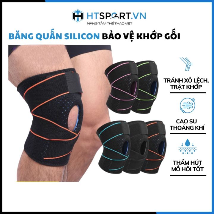 Băng Đầu Gối Đai Cuốn Bảo Vệ Khớp Gối Silicon Cao Cấp Aolikes AL7908 (1 Chiếc) Bó Gối Bảo Vệ Đầu Gối Silicon