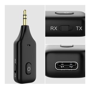 อุปกรณ์แปลงสัญญาณบลูทูธ 5.1 สำหรับรถ ใช้ช่องเสียบ 3.5 มม. ทำให้รถธรรมดาเป็นแฮนด์ฟรีไร้สายได้ทันที ช่วยเพิ่มความปลอดภัยขณะขับขี่