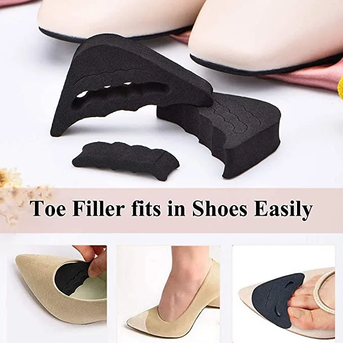 Shoe Fillers, Adjustable Toe Inserts for Shoes,fitters for Loose