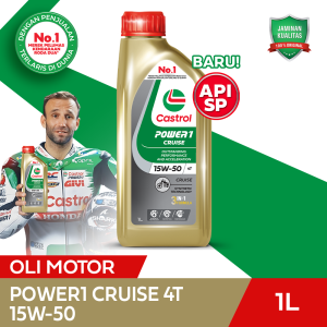 Oli Mesin Motor Castrol POWER1 Cruise 4T 15W-50 (1L)