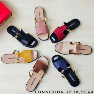 Sandal wanita dewasa connexion / Sandal selop wanita terbaru / Sandal teplek wanita / Sandal connexion wanita