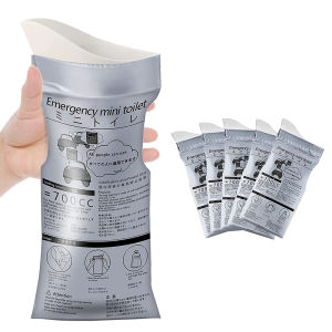 ⚡👍[In Stock] VIRWIR Disposable Emergency Urinal Bag Portable Camping Pee Pouch Travel Pee Bag Traffic Hour Emergency Portable Urine Bag Vomit Bag For Patients Men Women Kids
