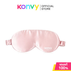 Konvy Natural Silk Sleep Mask 3D-Shaped คอนวี่ ผ้าปิดตาผ้าไหมมัลเบอร์รี่ รูปทรง 3มิติ สีชมพู