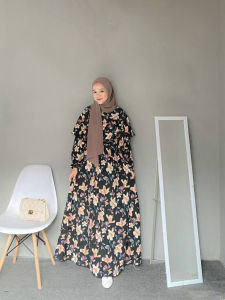 Lilyana Dress bahan cringkel premium
