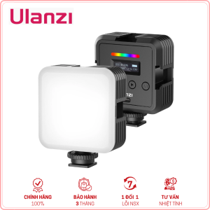 ULANZI VL61 RGB (2500-9000K) - HÀNG CHÍNH HÃNG - Đèn LED đổi màu RGB 20 hiệu ứng đặc biệt tích hợp pin 2000mAh