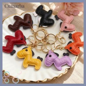 [Cumarba] พวงกุญแจหนังตัวการ์ตูนน่ารักรูปม้าโพนี่กระเป๋าเป้สะพายหลังกระเป๋าจี้ห้อยเครื่องประดับตกแต่ง
