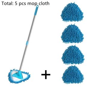 ไม้ถูพื้นขนาดเล็กแบบยืดหดได้ เครื่องมือทำความสะอาดฝุ่นในบ้าน ทำความสะอาดผนังและเพดาน แปรงปัดฝุ่นหน้าต่าง