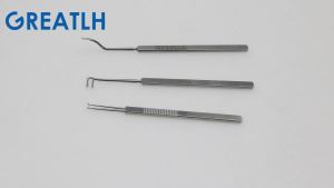 GREATLH Ophthalmic Hook Helveston Scleral Marking Ruler Ophthalmic Strabismus Hook Ophthalmic Eye Instruments