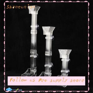 🎁【Special price】🎁Sha ชุดท่อป้อนอาหารแบบใสสำหรับตู้ปลาอุปกรณ์เสริมสำหรับป้อนอาหารกุ้งตู้ปลาทำจากอะคริลิก