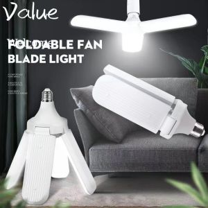 LIPAT LAMPU WINLAND LAMPU BOHLAM LIPAT MINI MODEL KIPAS 28 WATT / MINI FAN BLADE LED BULB 28W E27 LAMPU HIAS 4 BALING UNTUK RUANG TAMU KAMAR TIDUR GARASI