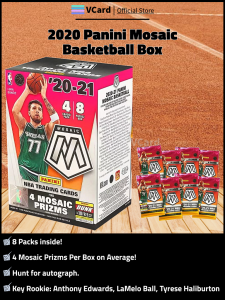 2020/21 Panini Mosaic Basketball Card Box. -100% Original. Trading Card Hobby Collectibles- 篮球卡盒 帕尼尼