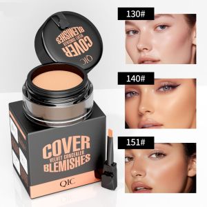 CUBBY Waterproof Full Coverage Concealer Acne Marks Embellish Skin Tone Freckles Cover Concealer Beauty Dark Circles Foundation Concealer Cream Women