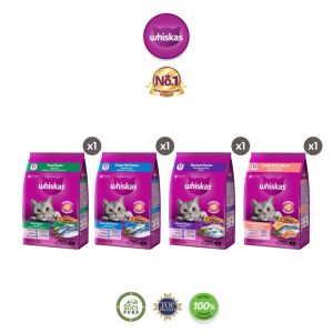 Whiskas dryfood junior adult 1.1kg 1.2kg makanan kucing