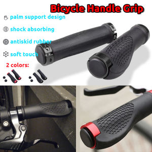 Pinph Cycling Mountain Bike Handlebar Bar Grips Rubber Bicycle Anti-slip Handle Grip w/ Palm rest