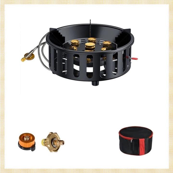 (SJAV) Outdoor Hiking Gas Stove,Camping Picnic BBQ Burner Portable