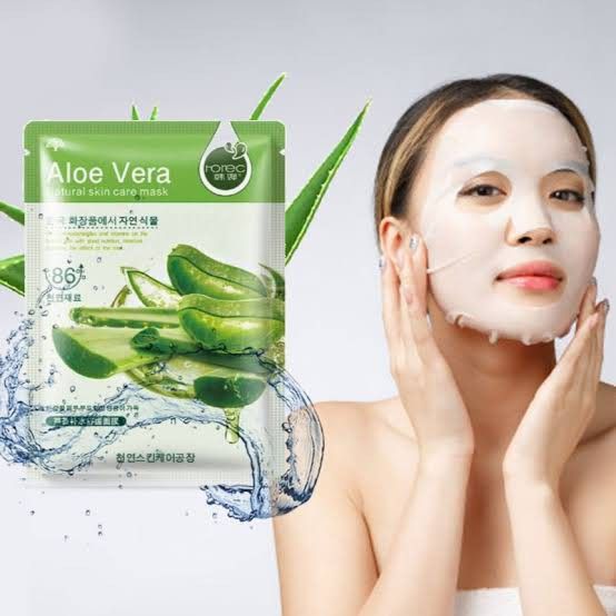Asen Store] ROREC ALOE VERA Facial Mask Face Mask 30g (1pc) Anti-Aging &  Acne Care Soothing & Brightening Dryness Treatment Mask Rorec Authentic  Sheet Mask - Lazada | Lazada PH