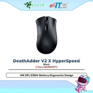 Razer DeathAdder V2 X HyperSpeed Ultra-Fast Hyper Speed Wireless Ergonomic Gaming Mouse (RZ01-04130100-R3A1)